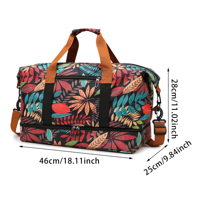 Large Capacity Travel Bag – Hand Luggage with Dry‑Wet Separation