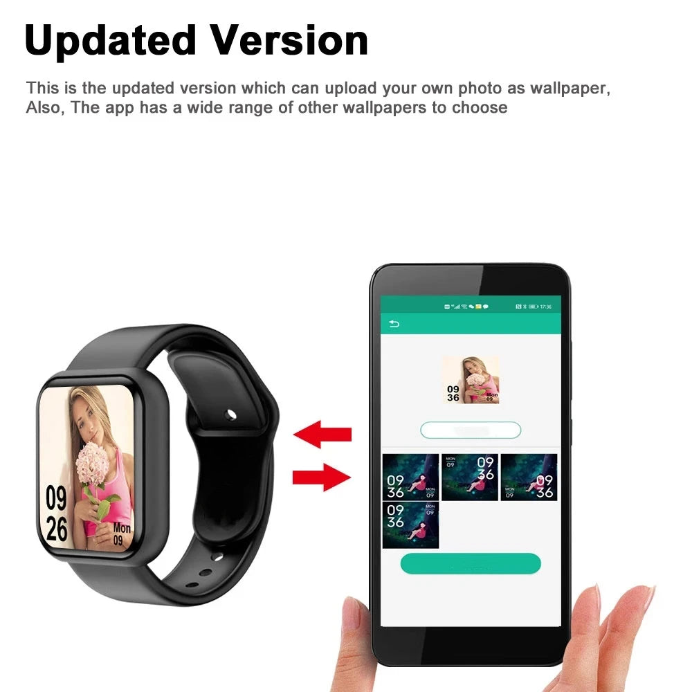 Bluetooth Smartwatch – Fitness & Sleep Monitor