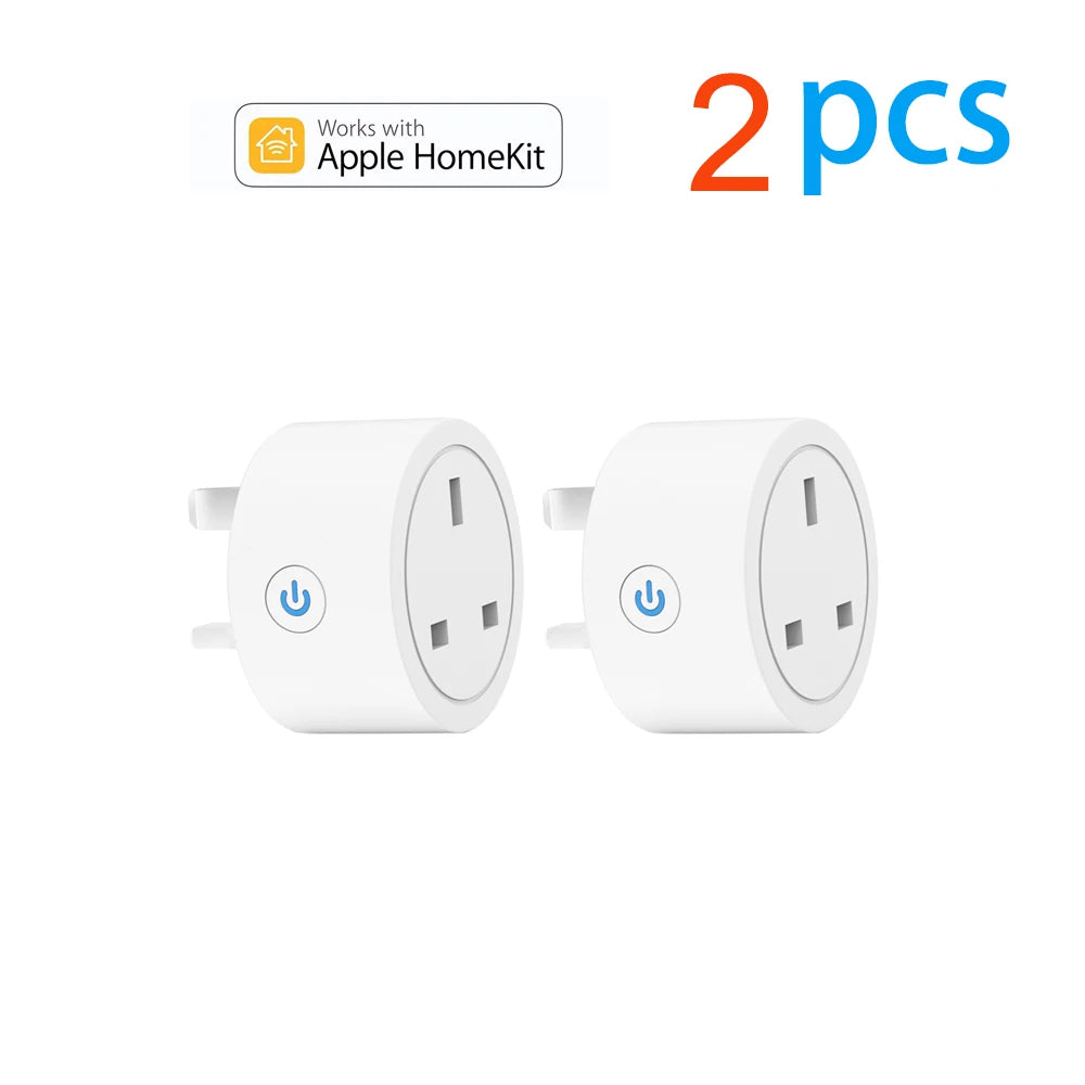 20A Tuya Smart WiFi UK Plug Energy Monitoring Socket