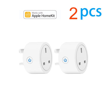 20A Tuya Smart WiFi UK Plug Energy Monitoring Socket