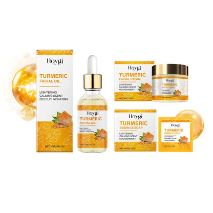 Hoygi Turmeric Glow Skincare Set – Anti‑Acne & Dark Spot Corrector