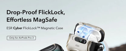 ESR AirPods Pro 3 Magnetic Drop Protection Case Cover