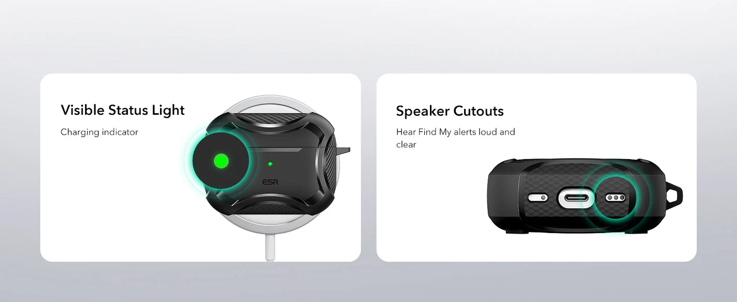 ESR AirPods Pro 3 Magnetic Drop Protection Case Cover