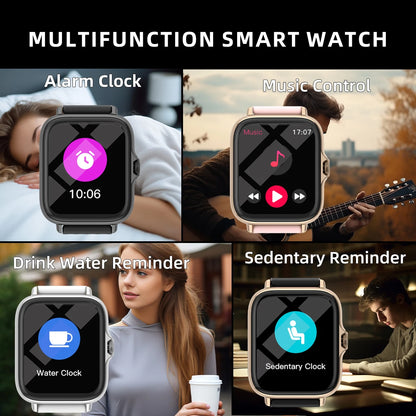Waterproof Smart Watch Bluetooth Call Sleep Fitness Tracker