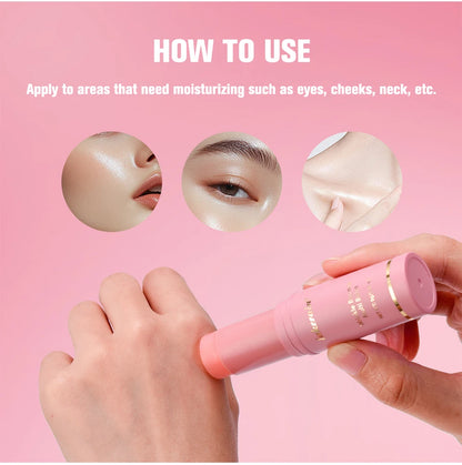 Lakerain Korean Pink Balm Stick – Hydrating Multi‑Use Wrinkle Bounce Balm