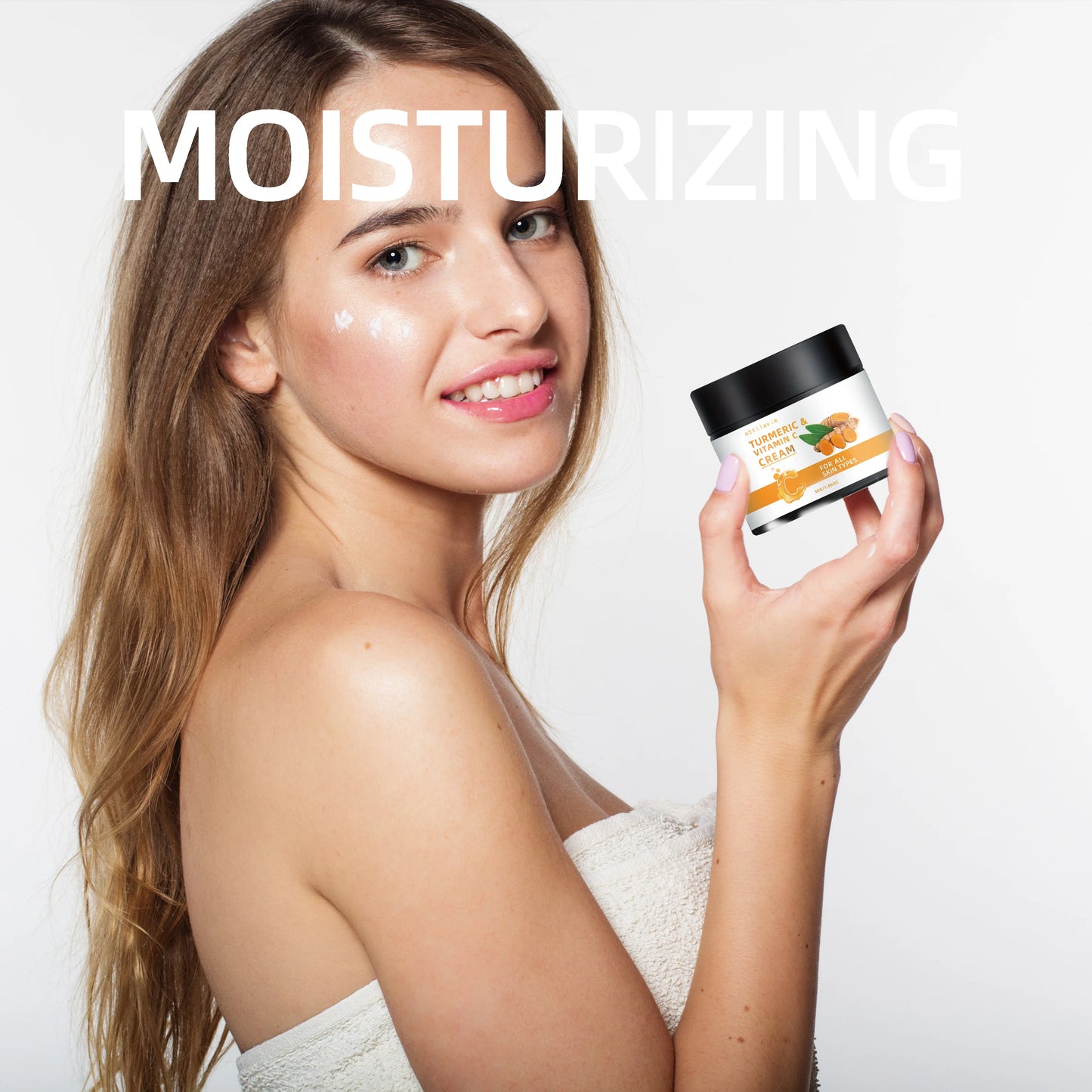 Turmeric & Vitamin C Cream – Lightweight Glow for Face & Neck