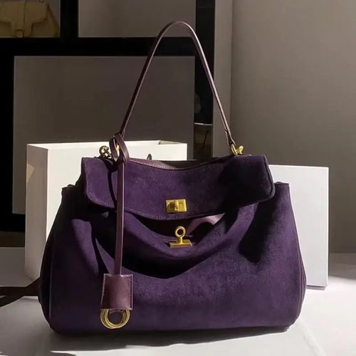 Luxury Frosted Fashion Shoulder Bag – Versatile Designer Tote for Women