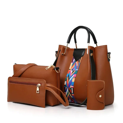 JILL MILL Luxury Handbag – Large Capacity PU Leather Tote