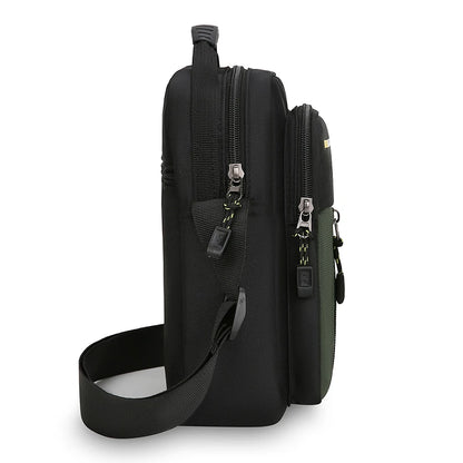 Men’s Crossbody Business Bag – Multi‑Pocket Shoulder Tote