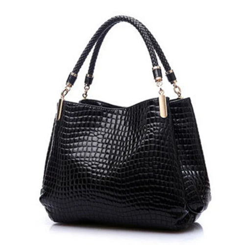 Luxury Crocodile Leather Handbag for Women – Designer Shoulder Bag & Purse