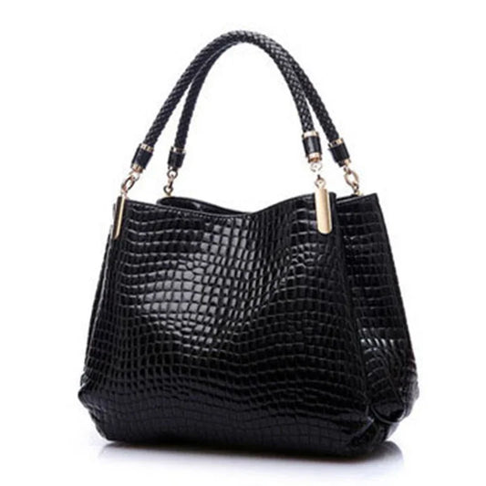 Luxury Crocodile Leather Handbag for Women – Designer Shoulder Bag & Purse