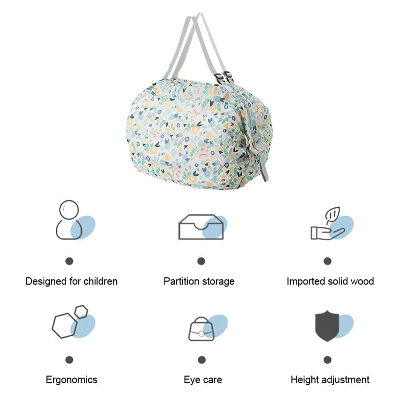 Foldable Shopping Bag – Waterproof Travel Portable Storage Bag | Clyine