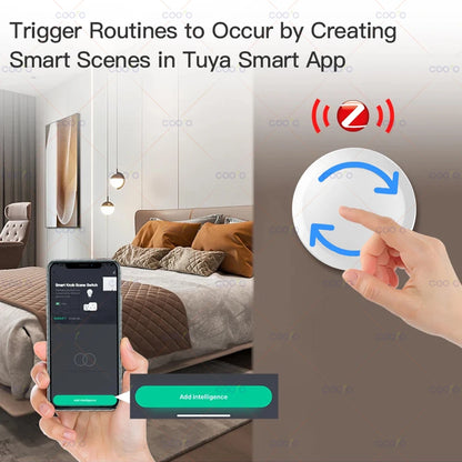 Tuya ZigBee Smart Knob Switch Dimmer Scene Controller