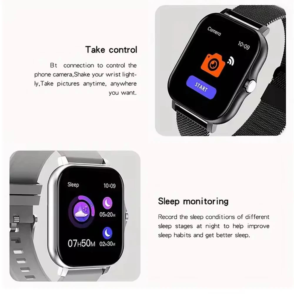1.83" Smart Watch Bluetooth Call Fitness Health Monitor