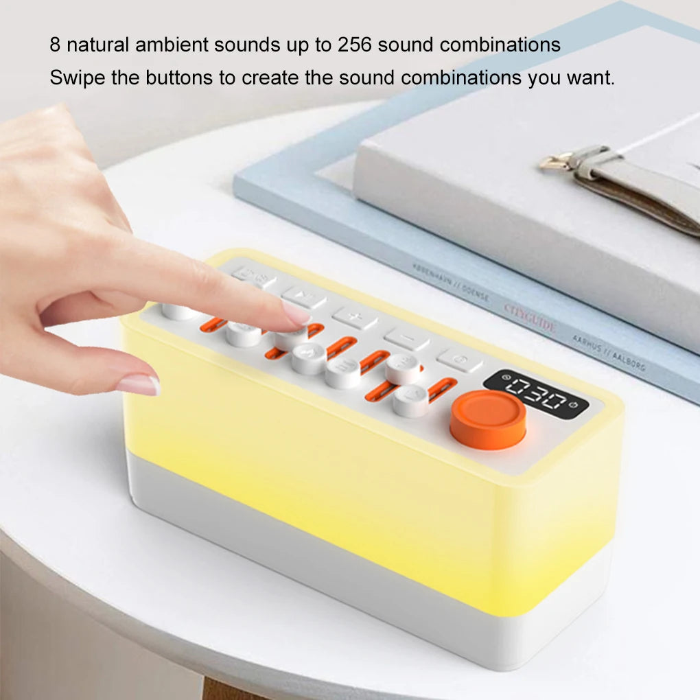 Bluetooth Sleep Speaker RGB Night Light Nature Sound Machine