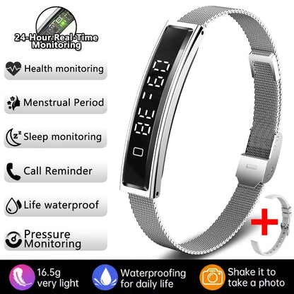 2026 Ultra-Thin Smart Watch | Heart Rate & Sleep Monitor