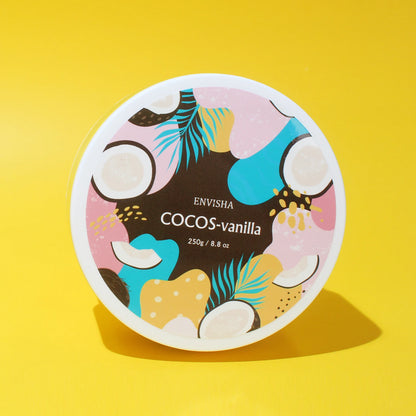 ENVISHA Coconut Oil Body Lotion – Moisturizing Glow for Face & Body
