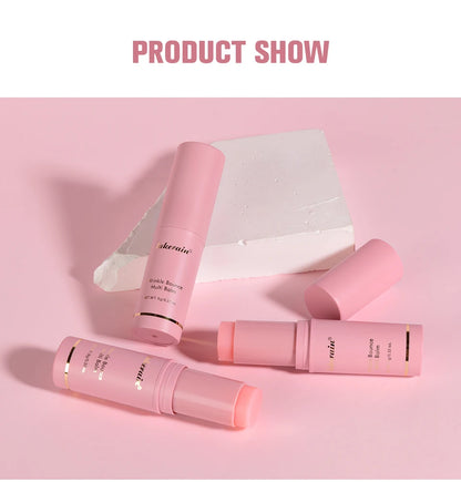 Lakerain Korean Pink Balm Stick – Hydrating Multi‑Use Wrinkle Bounce Balm