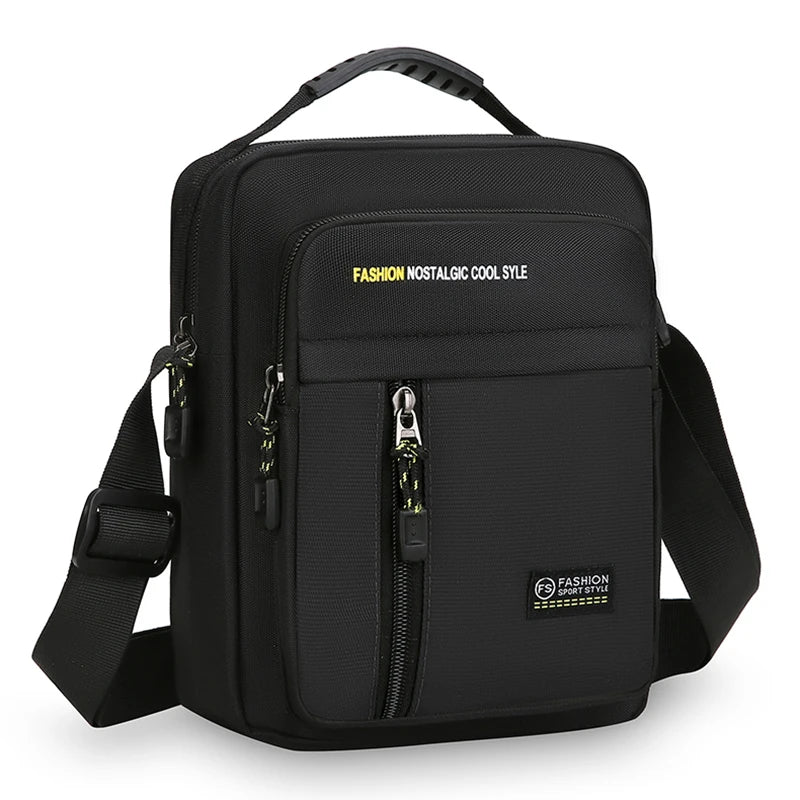 Men’s Crossbody Business Bag – Multi‑Pocket Shoulder Tote