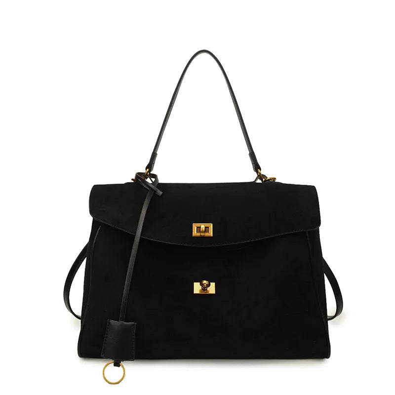 Luxury Frosted Fashion Shoulder Bag – Versatile Designer Tote for Women