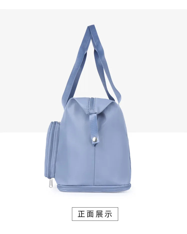 Business & Leisure Travel Bag – Large Capacity Waterproof Nylon Tote  Pattern Type: Solid  Style: Fashion