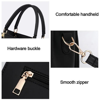 Stylish PU Leather Pendant Handbag – Versatile Shoulder & Crossbody Bag