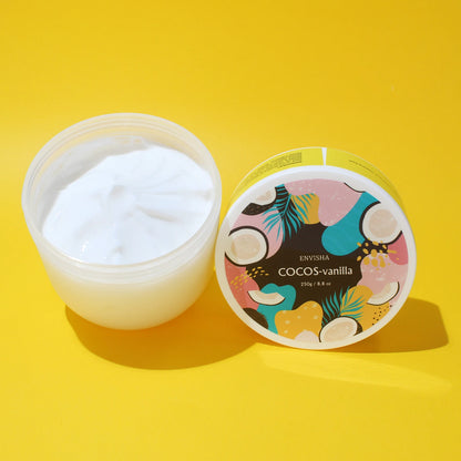 ENVISHA Coconut Oil Body Lotion – Moisturizing Glow for Face & Body