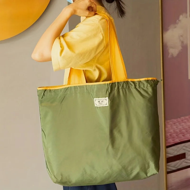 Reusable Shopping Bag, Large Foldable  Eco-friendly
