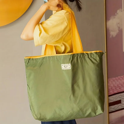 Reusable Shopping Bag, Large Foldable  Eco-friendly
