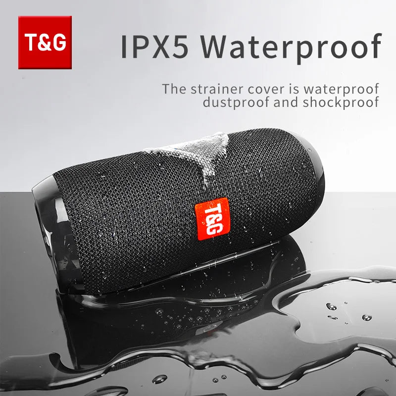 T&G TG117 Portable Bluetooth 5.3 Waterproof Outdoor Speaker