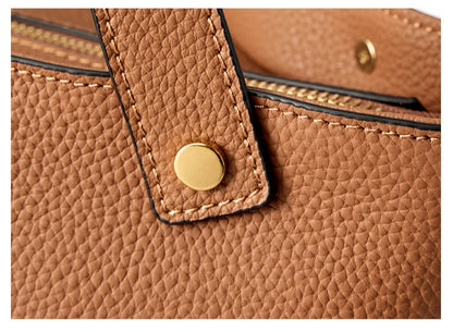 Classic Genuine Leather Women’s Unique Bucket Bag | NIGEDU B409