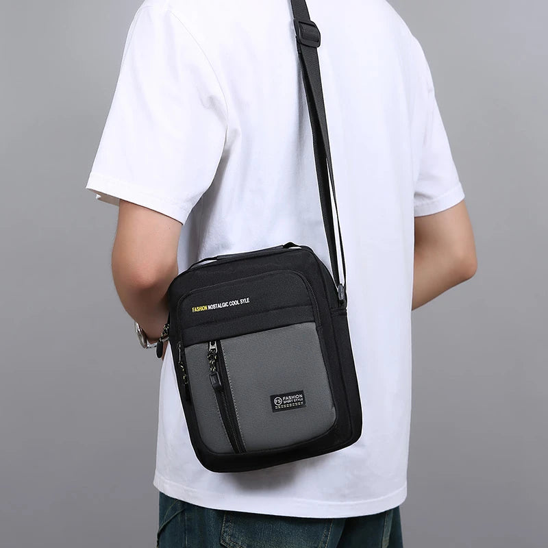 Men’s Crossbody Business Bag – Multi‑Pocket Shoulder Tote