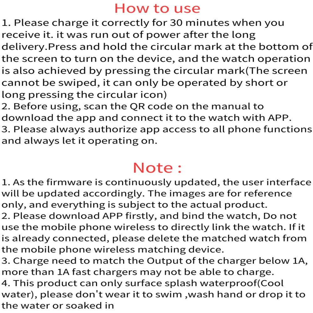 Bluetooth Smartwatch – Fitness & Sleep Monitor