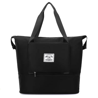 Business & Leisure Travel Bag – Large Capacity Waterproof Nylon Tote  Pattern Type: Solid  Style: Fashion