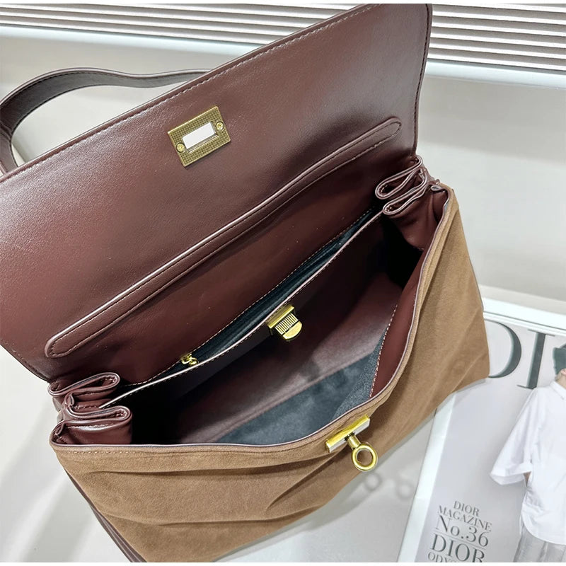Luxury Frosted Fashion Shoulder Bag – Versatile Designer Tote for Women