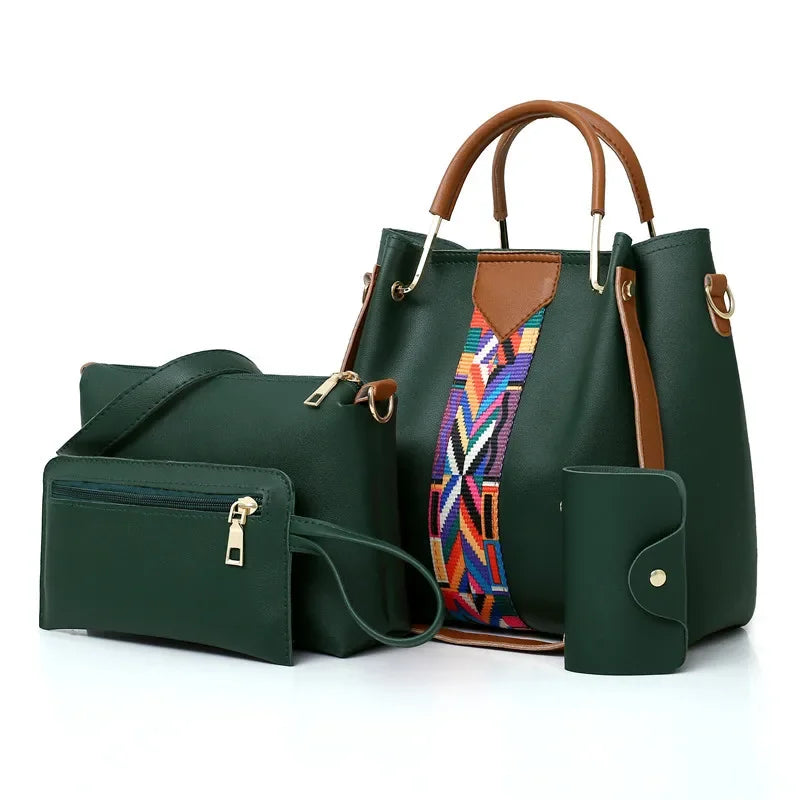 JILL MILL Luxury Handbag – Large Capacity PU Leather Tote