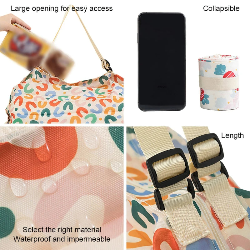 Foldable Shopping Bag – Waterproof Travel Portable Storage Bag | Clyine