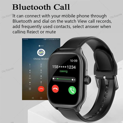 1.83" HD Smart Watch Bluetooth Call Sports Fitness Tracker