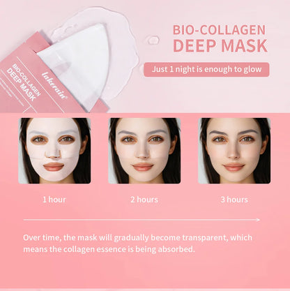 Bio-Collagen Real Deep Mask Hydrating Overnight Hydrogel Face Mask