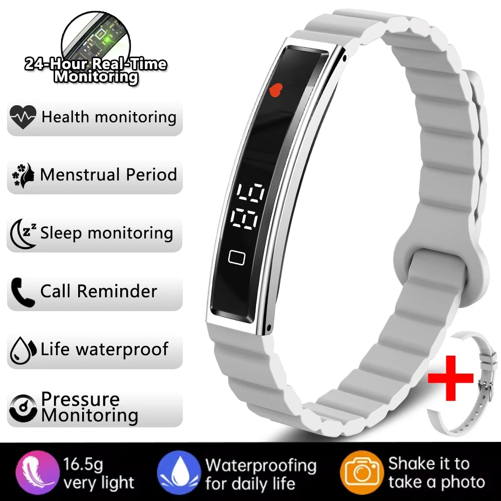 2026 Ultra-Thin Smart Watch | Heart Rate & Sleep Monitor