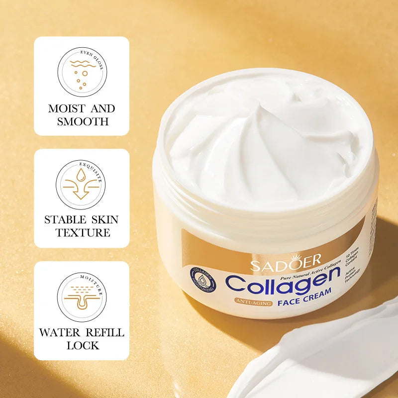 SADOER Collagen Face Cream – Firming & Hydrating Moisturizer