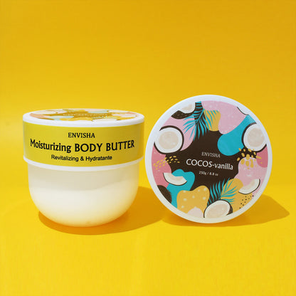ENVISHA Coconut Oil Body Lotion – Moisturizing Glow for Face & Body