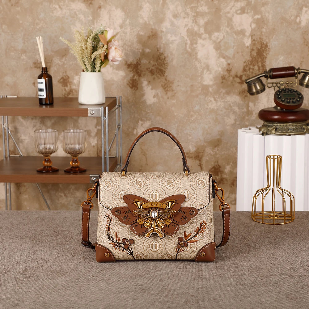 Vintage Luxury Crossbody Handbag 2026