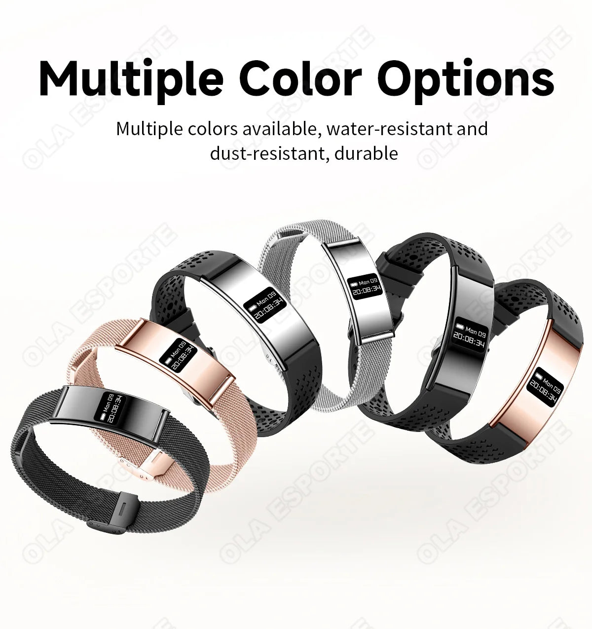 Ultra-Thin Smart Watch-2026 | Heart Rate, Blood Oxygen, Sleep Monitor & IPX8 Waterproof