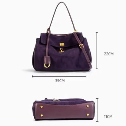 Luxury Frosted Fashion Shoulder Bag – Versatile Designer Tote for Women