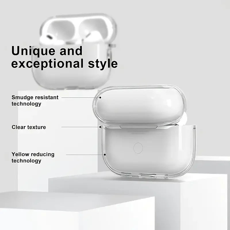 Shockproof Transparent AirPods Case Silicone Clear Cover