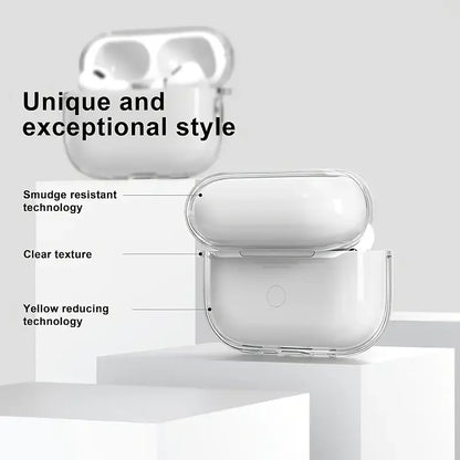 Shockproof Transparent AirPods Case Silicone Clear Cover