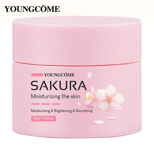 YOUNGCOME Sakura Essence Cream – Cherry Blossom Retinol Moisturizer