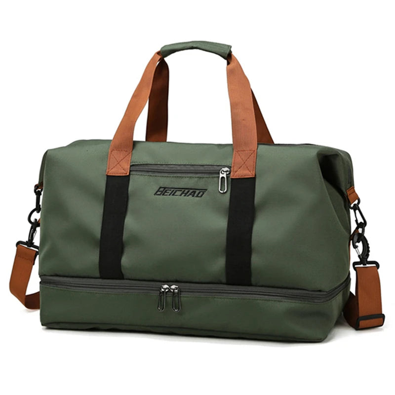Large Capacity Travel Bag – Hand Luggage with Dry‑Wet Separation