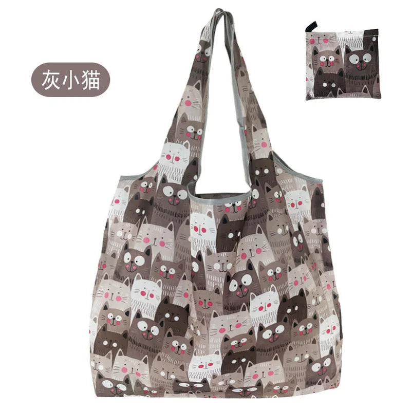 Shopping Bag Reusable Eco Bag Grocery Package Beach Toy Storage